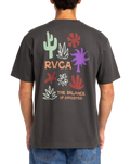 The RVCA Mens Desert Cuts T-Shirt in Pirate Black