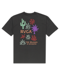 The RVCA Mens Desert Cuts T-Shirt in Pirate Black