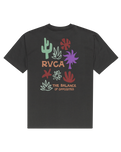 The RVCA Mens Desert Cuts T-Shirt in Pirate Black