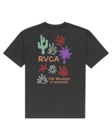 The RVCA Mens Desert Cuts T-Shirt in Pirate Black