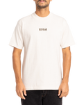 The RVCA Mens Decoshroom T-Shirt in Oatmeal Heather