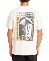 The RVCA Mens Decoshroom T-Shirt in Oatmeal Heather