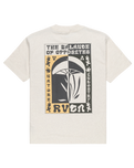 The RVCA Mens Decoshroom T-Shirt in Oatmeal Heather