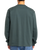 The RVCA Mens Chainmail Pocket Long Sleeve T-Shirt in Hunter Green