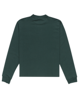 The RVCA Mens Chainmail Pocket Long Sleeve T-Shirt in Hunter Green