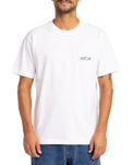 The RVCA Mens Gabrielle Monceaux T-Shirt in White