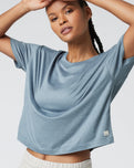 Energy T-Shirt in Smoke Blue Heather