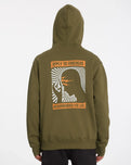 Extends Zip Hoodie in Service Green