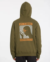 Extends Zip Hoodie in Service Green