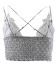 The Free People Womens FP One Adella Bralette in Stone