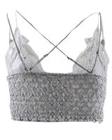 The Free People Womens FP One Adella Bralette in Stone