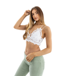 The Free People Womens Adella Bralette in White
