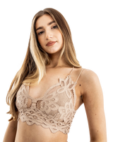 The Free People Womens Adella Bralette in Nude