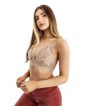 The Free People Womens Adella Bralette in Nude