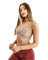 The Free People Womens Adella Bralette in Nude