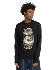 The Element Mens Theory Sweatshirt in Flint Black