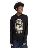 The Element Mens Theory Sweatshirt in Flint Black