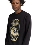 The Element Mens Theory Sweatshirt in Flint Black