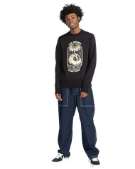 The Element Mens Theory Sweatshirt in Flint Black