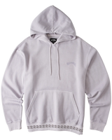 The Billabong Mens Wave Washed Hoodie in Grey Violet