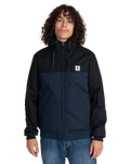 The Element Mens Dulcey 2 Tones Jacket in Eclipse Navy