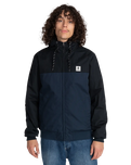 The Element Mens Dulcey 2 Tones Jacket in Eclipse Navy