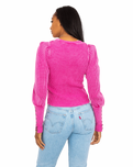 The Free People Womens Welsey Thermal Jumper in Pink Phenom