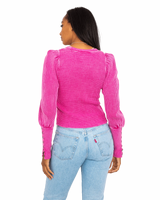 The Free People Womens Welsey Thermal Jumper in Pink Phenom