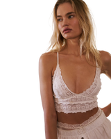 Amina Bralette in White