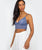 The Free People Womens Amina Bralette in Blue Granite