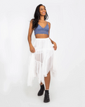 The Free People Womens Clover Skirt in White