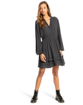 The Billabong Womens Black Bird Dress in Off Black