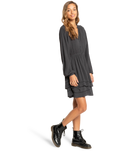 The Billabong Womens Black Bird Dress in Off Black