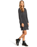 The Billabong Womens Black Bird Dress in Off Black