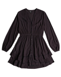 The Billabong Womens Black Bird Dress in Off Black