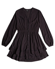 The Billabong Womens Black Bird Dress in Off Black