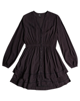 The Billabong Womens Black Bird Dress in Off Black