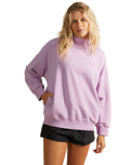 The Billabong Womens Canyon Sweatshirt in Lavender Field