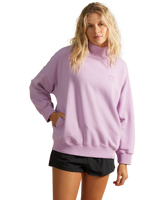 The Billabong Womens Canyon Sweatshirt in Lavender Field