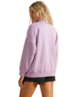 The Billabong Womens Canyon Sweatshirt in Lavender Field