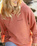 The Passenger Womens Embrace The Journey Hoodie in Pink Mahogony