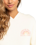 The Billabong Womens Sun Lovers Hoodie in Salt Crystal