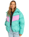 The Billabong Womens Winter Paradise Jacket in Sea Green