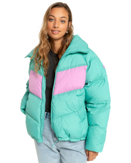 The Billabong Womens Winter Paradise Jacket in Sea Green