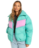 The Billabong Womens Winter Paradise Jacket in Sea Green