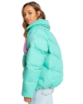 The Billabong Womens Winter Paradise Jacket in Sea Green