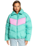 The Billabong Womens Winter Paradise Jacket in Sea Green