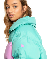 The Billabong Womens Winter Paradise Jacket in Sea Green