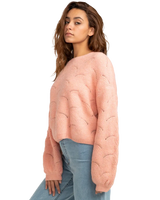 The Billabong Womens Mystic Girl Jumper in Peach Pit