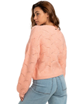 The Billabong Womens Mystic Girl Jumper in Peach Pit